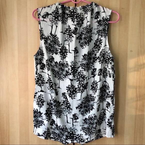 Joe Fresh Chiffon Floral Tree Tank Top - Picture 4 of 4